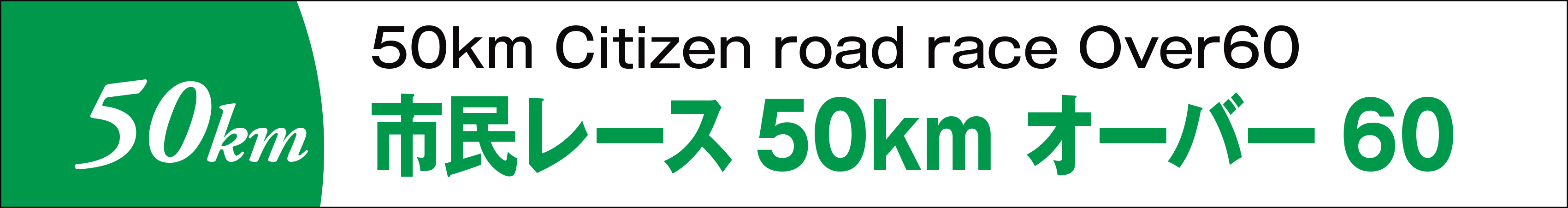 市民レース50kmオーバー60