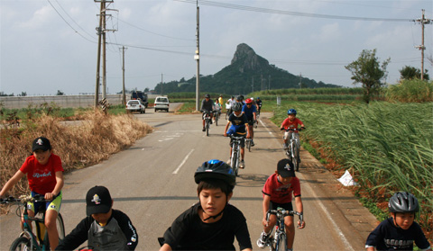 伊江島サイクリング